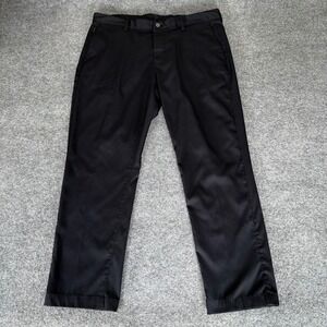 Tommy Bahama Pant Mens 34x30 (36x28) Black Chino Performance Golf Stretch Casual